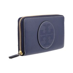 Tory Burch Perforated Zipper Wallet